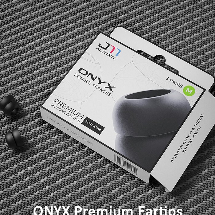 JOMO AUDIO Onyx Silicon Eartips (S/M/L) 3 Pairs