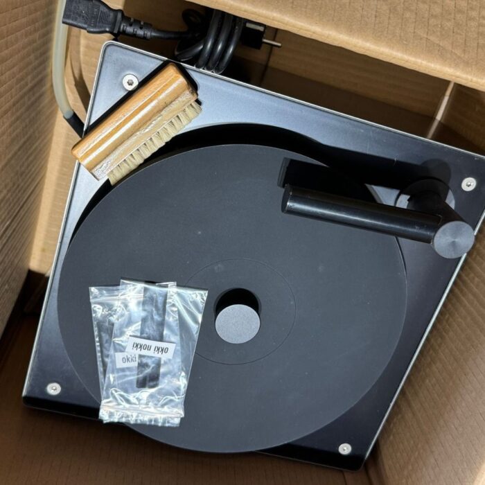 [USED] Okki Nokki Vinyl Record Cleaning Machine Vacuum w Acrylic Turntable Dust Cover